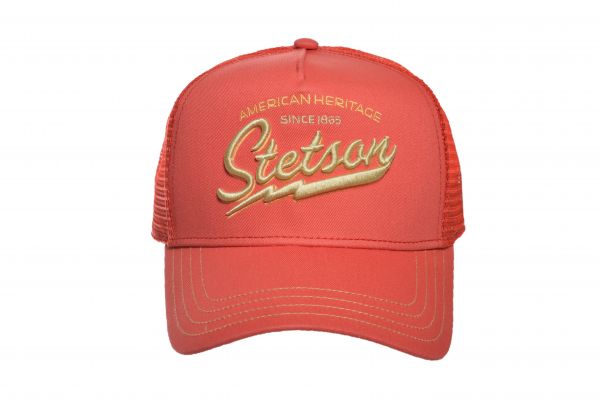 Stetson Trucker Cap American Heritage Classic salmon